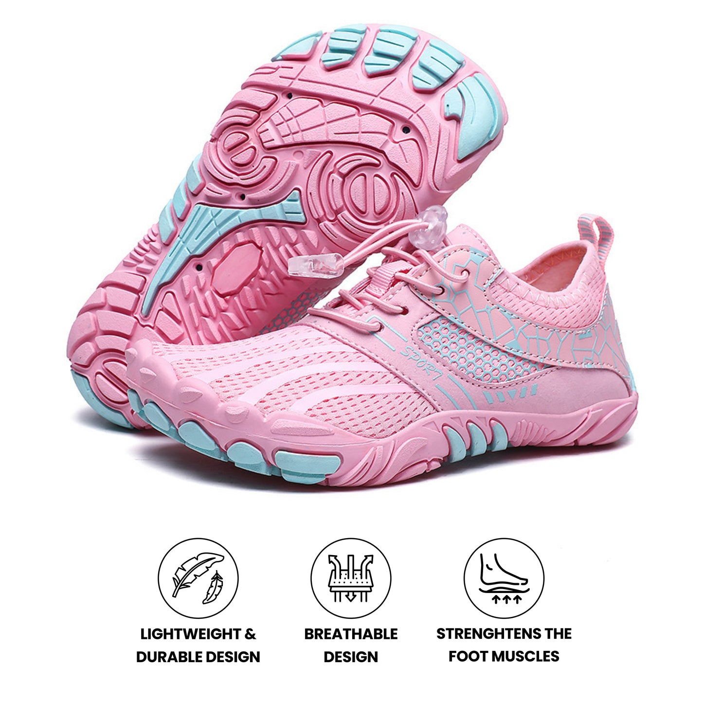 Trixture Teens - Non-Slip Barefoot Shoes for Kids