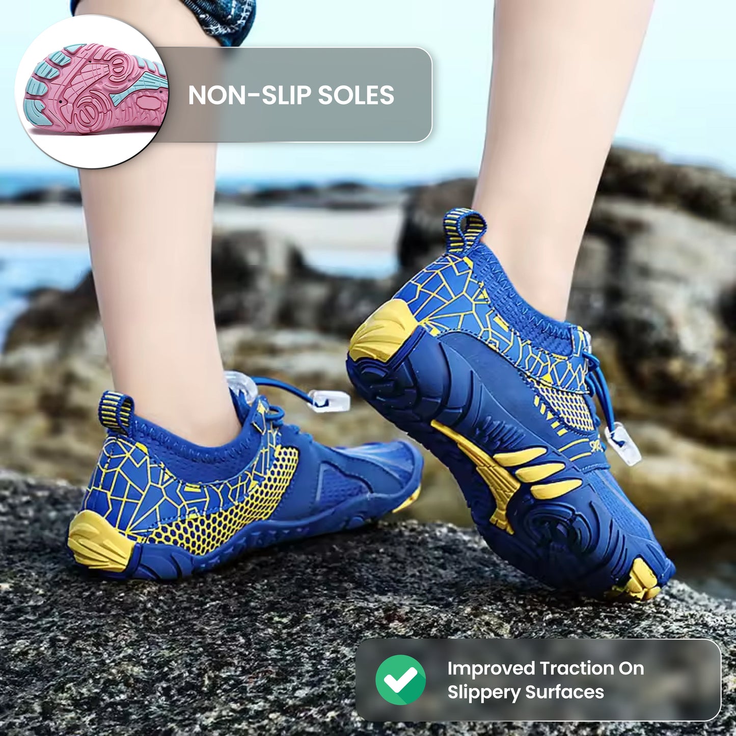 Trixture Teens - Non-Slip Barefoot Shoes for Kids