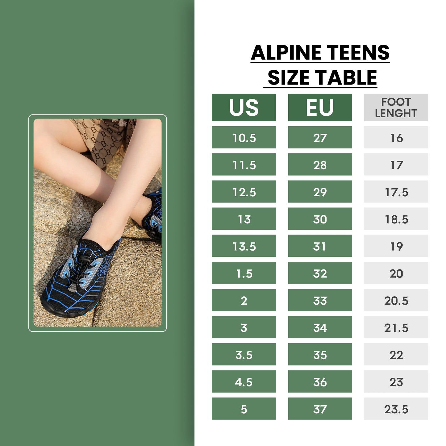 Trixture Teens - Non-Slip Barefoot Shoes for Kids