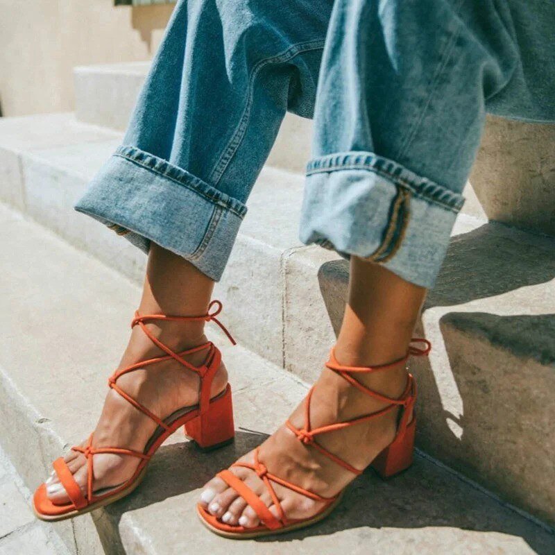 Trovada - Suede Strappy Sandals