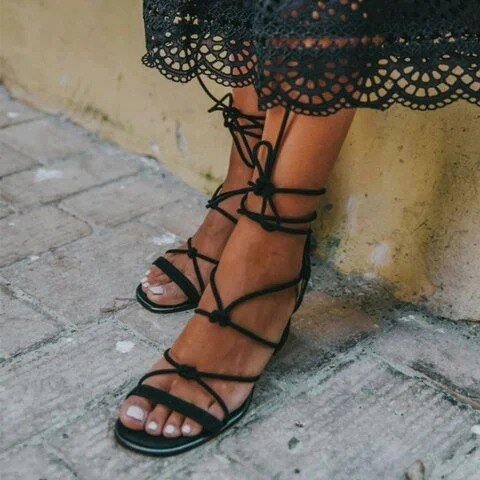 Trovada - Suede Strappy Sandals